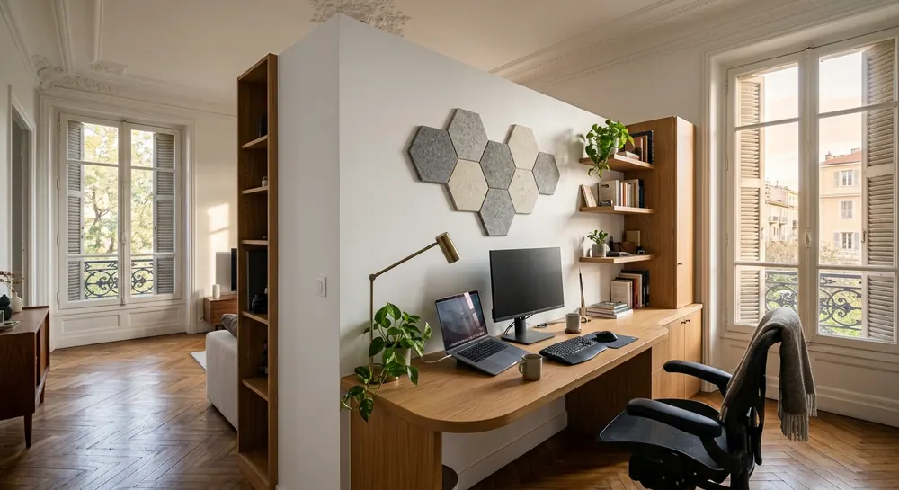 The real problem: working from a 38m2 studio near Jean-Médecin