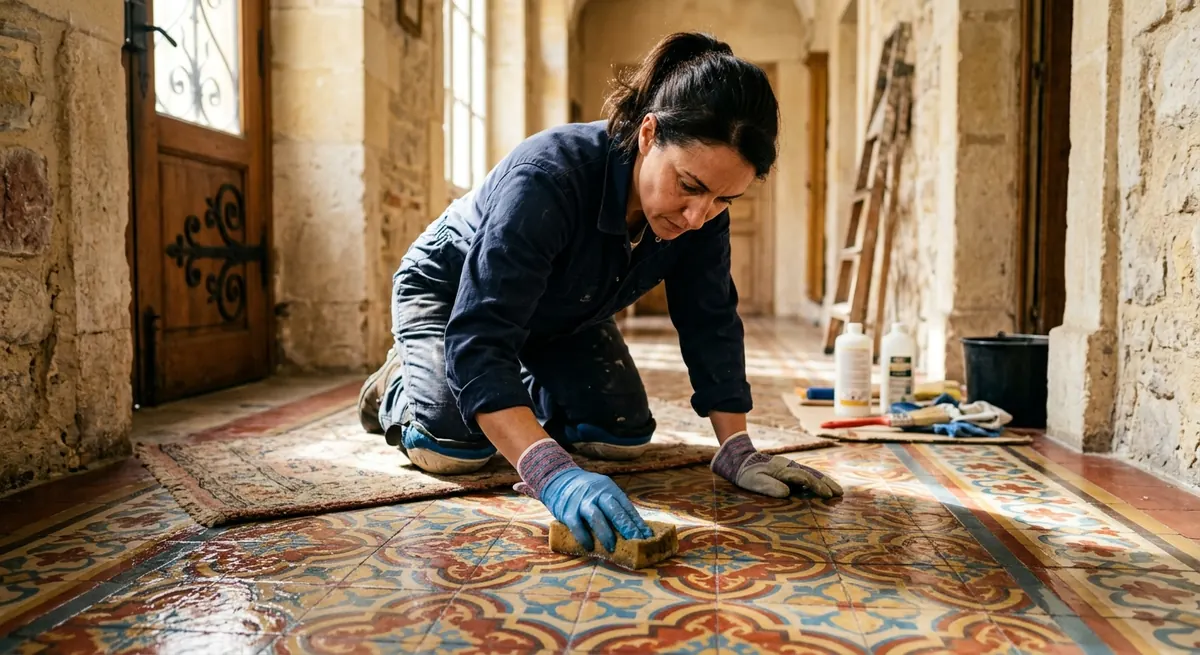 Encaustic Cement Tiles in Nice: A Restoration Guide