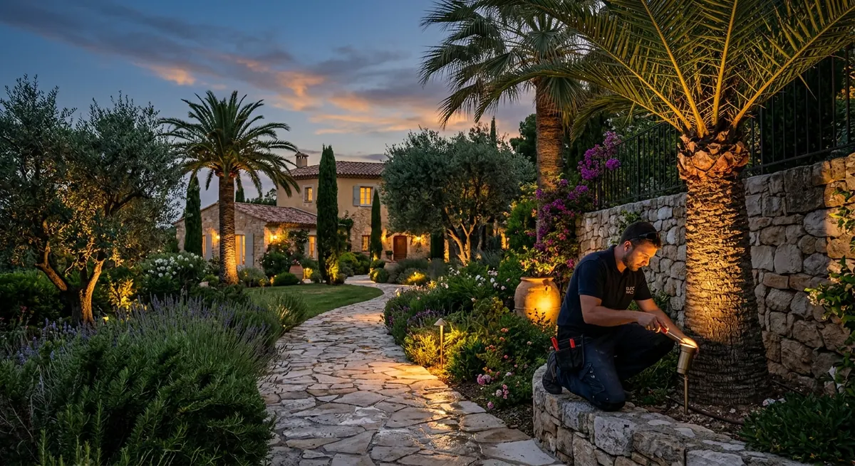 Садовое освещение на Лазурном берегу: гид по проектированию и монтажу
