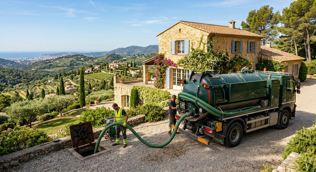 Entretien fosse septique Alpes-Maritimes