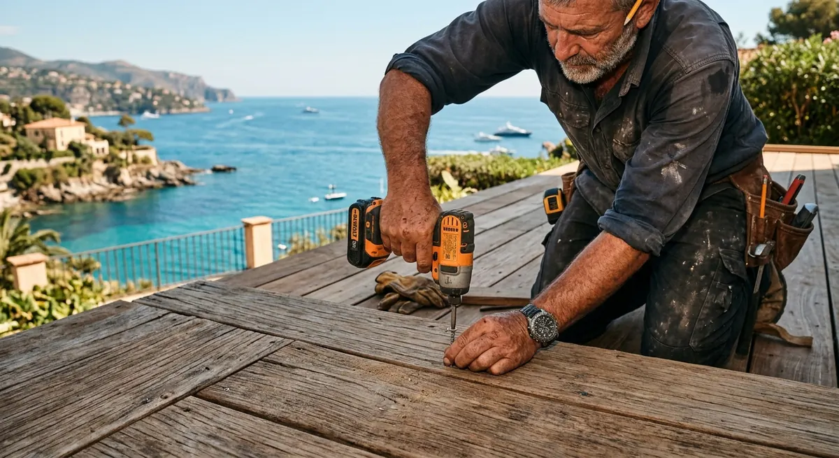 Wooden Terrace Decking in Nice: The Complete Material Guide for Salt-Air Villas