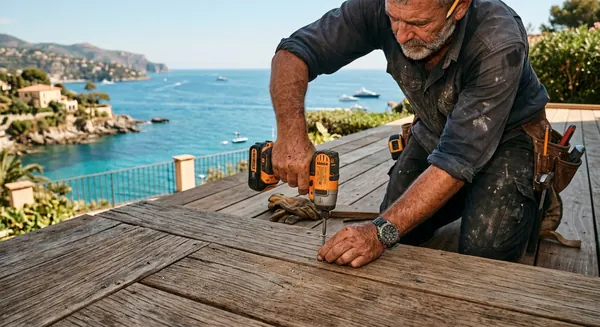 Wooden Terrace Decking in Nice: The Complete Material Guide for Salt-Air Villas